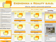 Tablet Screenshot of ekonomikareality.sk